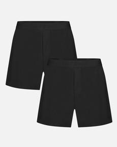 Bamboo Basics wijde bamboe boxershorts Kay 2-pack - zwart via Lotika