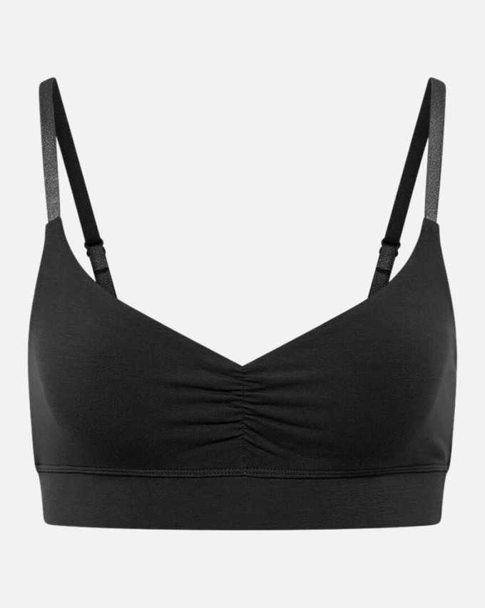 Tranquillo bralette bh Tencel zwart from Lotika