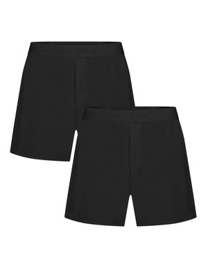 Bamboo Basics wijde bamboe boxershorts Kay 2-pack - zwart from Lotika