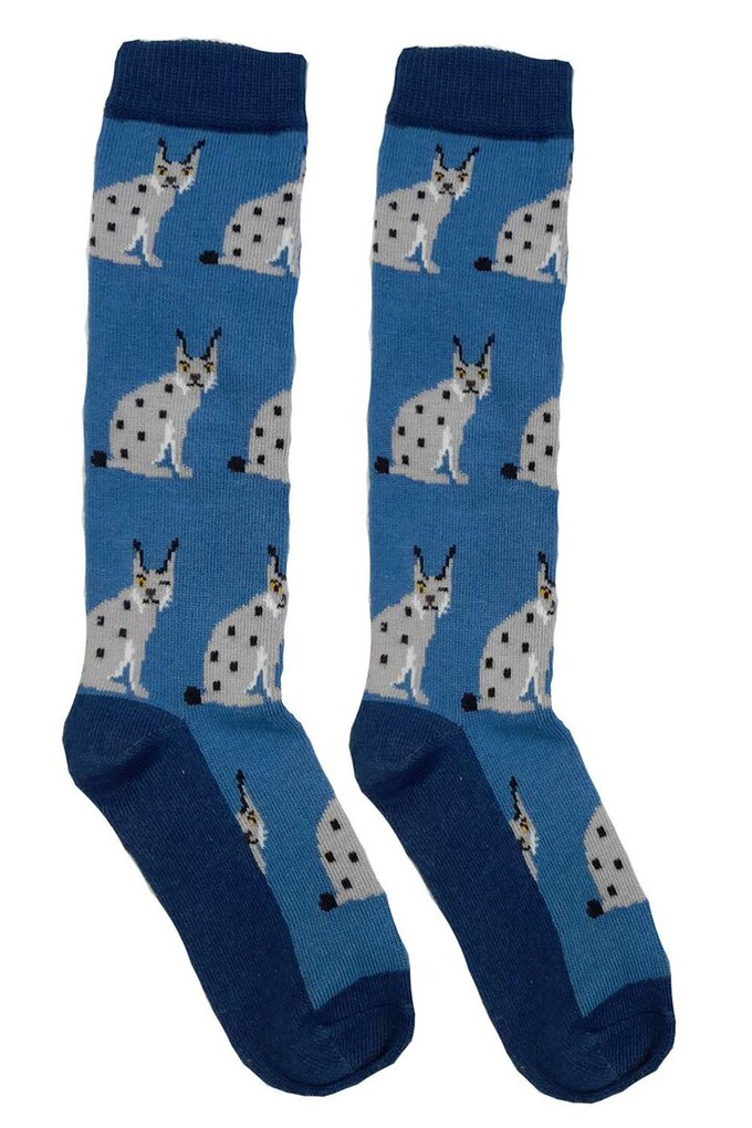 Bio kinder kniekousen met lynxen maat 19-22 from Lotika