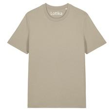 Juul T-shirt biologisch katoen - stone via Lotika