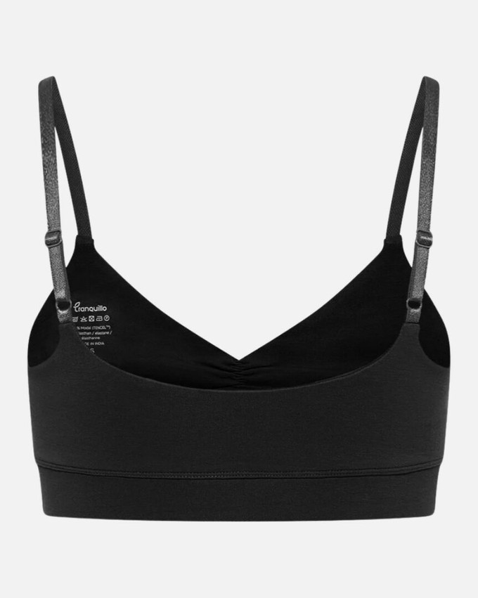 Tranquillo bralette bh Tencel zwart from Lotika