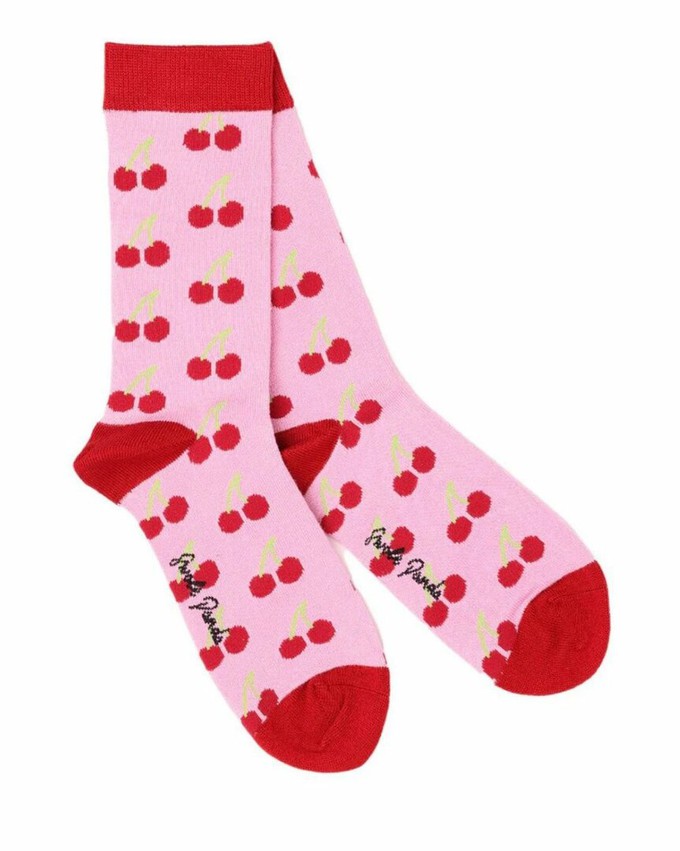 Bamboe sokken dames kersen - roze from Lotika