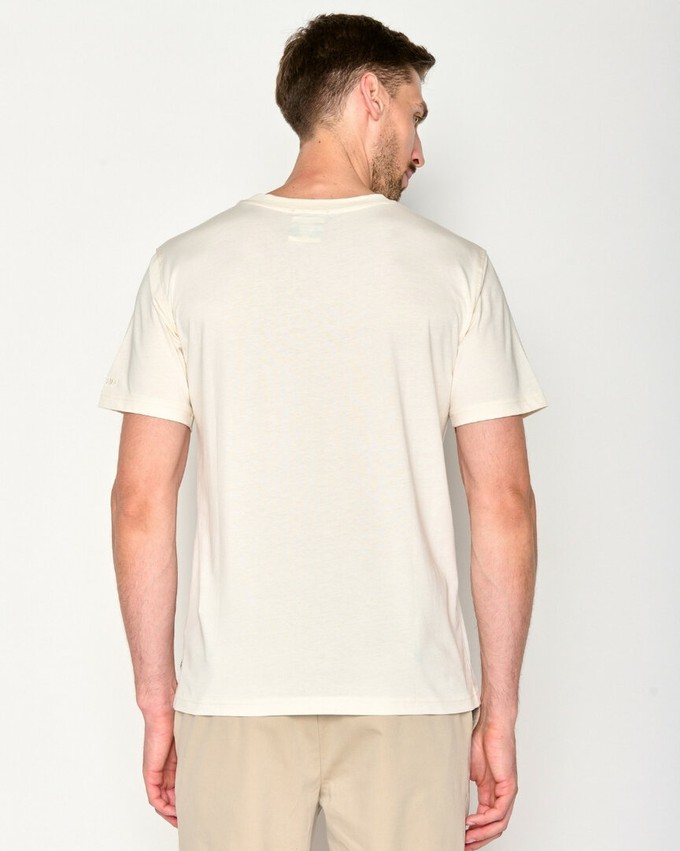 Greenbomb T-shirt heren nature forest - crème wit from Lotika