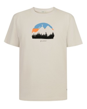 Greenbomb T-shirt heren nature forest - crème wit from Lotika