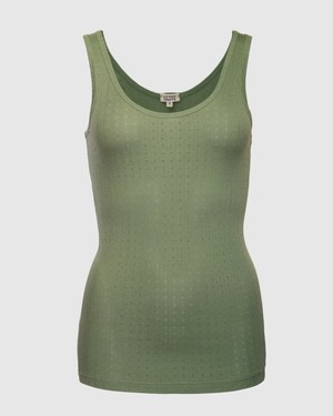 Dames hemd 100% katoen visoli - fog green from Lotika