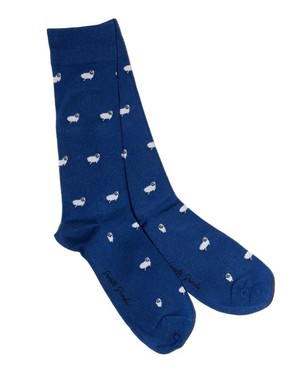 Swole Panda bamboe sokken schapen - navy from Lotika