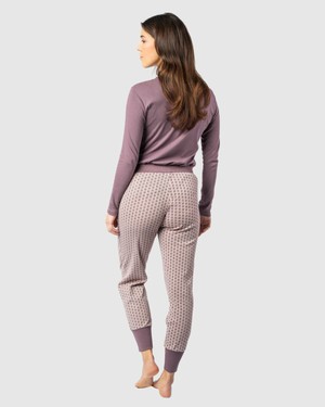 Living Crafts pyjamabroek dames Aveline - mauve from Lotika