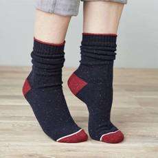 Warme wollen sokken Lorin - ink blue via Lotika