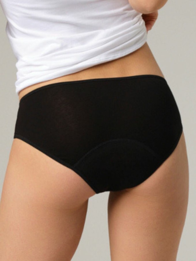 Menstruatieslip ondergoed medium - zwart from Lotika