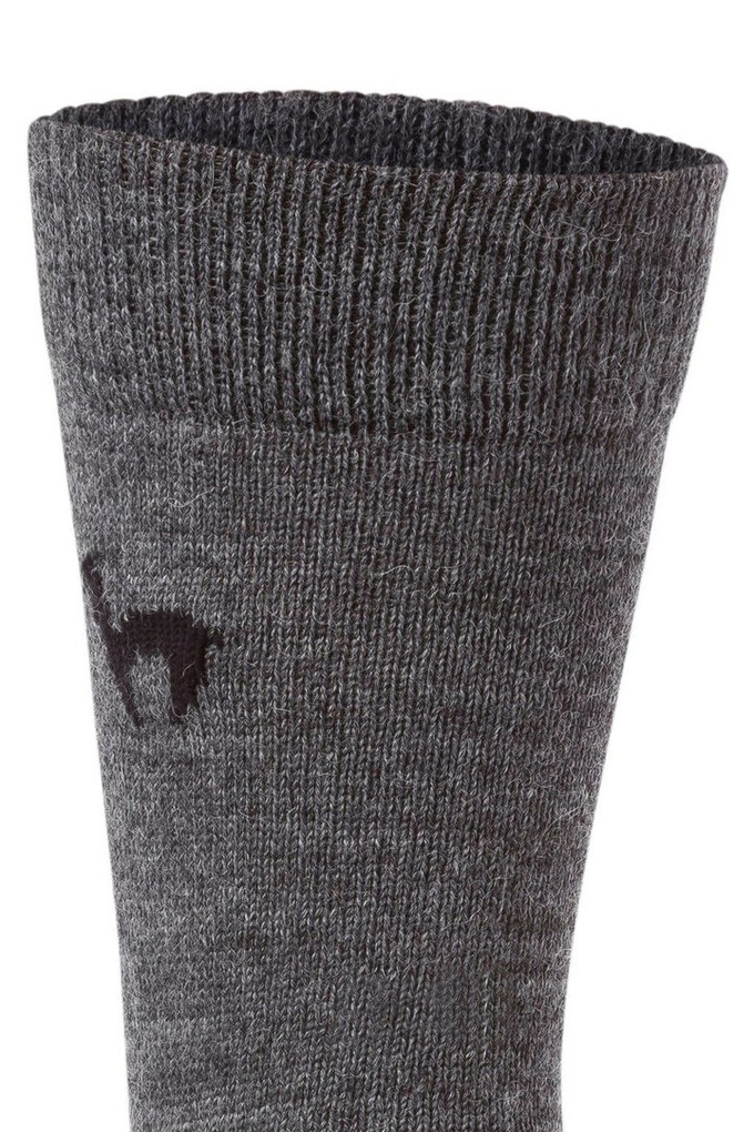 Apu Kuntur wollen alpaca sokken effen grijs from Lotika