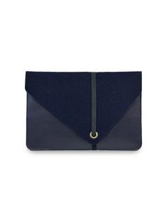 Laptophoes MARO - Blauw Combi via MADE out of