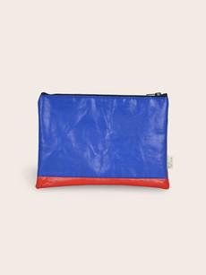 Etui Upcyclede Springkussens AIR - Blauw & Rood van MADE out of