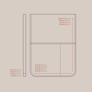 Laptophoes SAM - Taupe from MADE out of