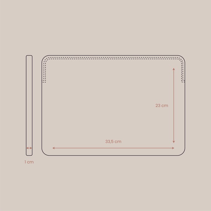 Laptophoes MAX - Taupe from MADE out of