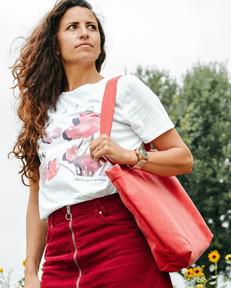 Shopper BAGU - Koraal Rood van MADE out of