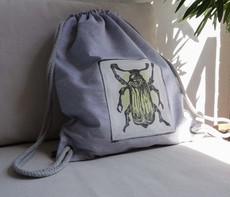 yellow beetle canvas backpack van madeclothing