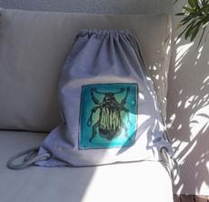 green beetle canvas backpack van madeclothing