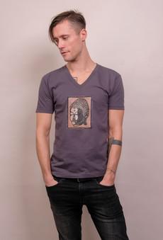 buddha v-neck tee-shirt van madeclothing