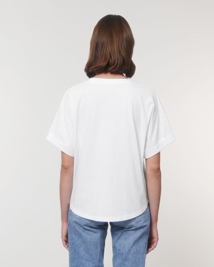 Cuffed white tee-shirt from madeclothing