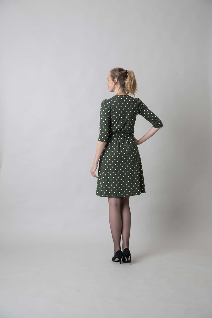 Roos Green Dots jurk from Marjolein Elisabeth