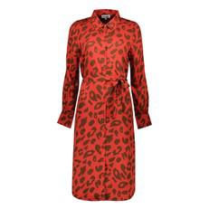 Merel Red Leopard jurk van Marjolein Elisabeth