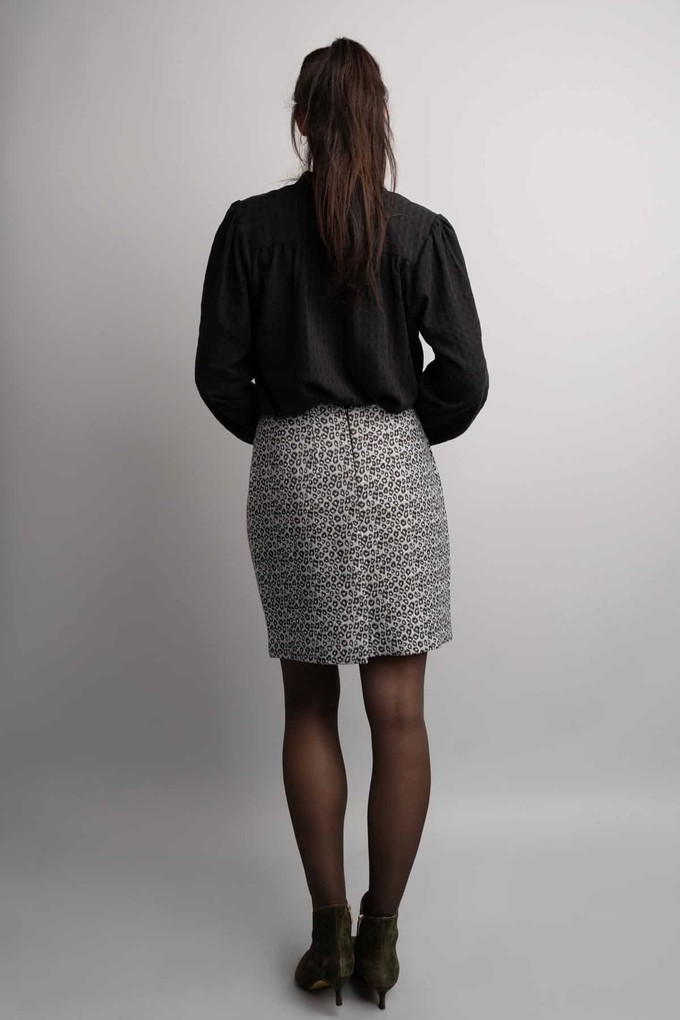 Isa Grey Leopard rok from Marjolein Elisabeth