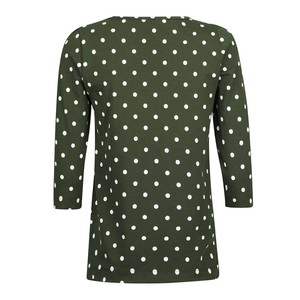 Mara Green Dots top from Marjolein Elisabeth