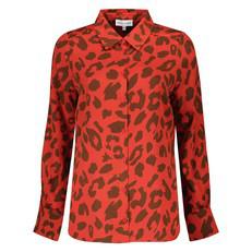 Mees Red Leopard blouse via Marjolein Elisabeth