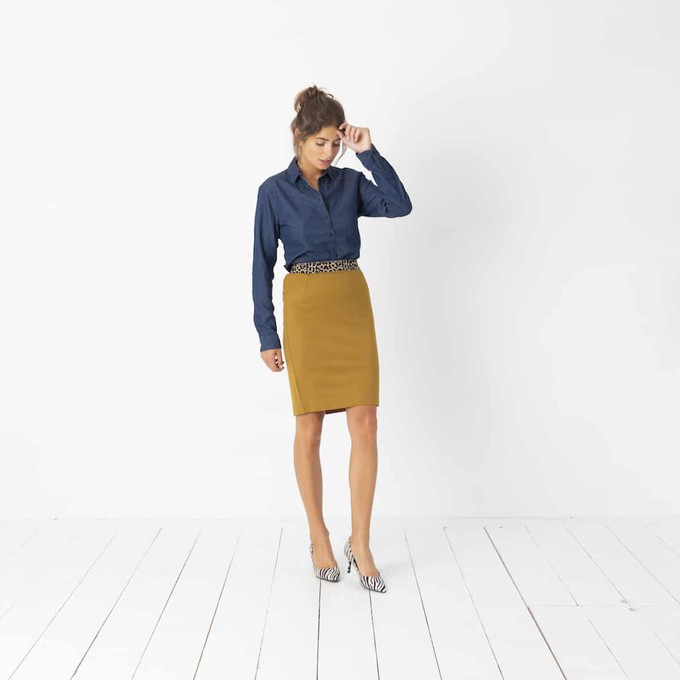 Elle Mustard rok from Marjolein Elisabeth