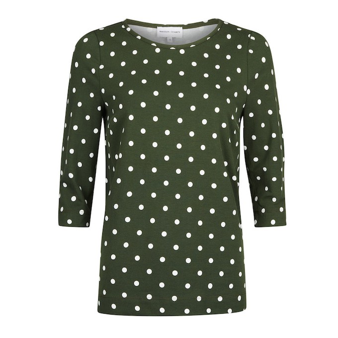 Mara Green Dots top from Marjolein Elisabeth