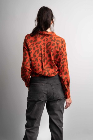 Mees Red Leopard blouse from Marjolein Elisabeth