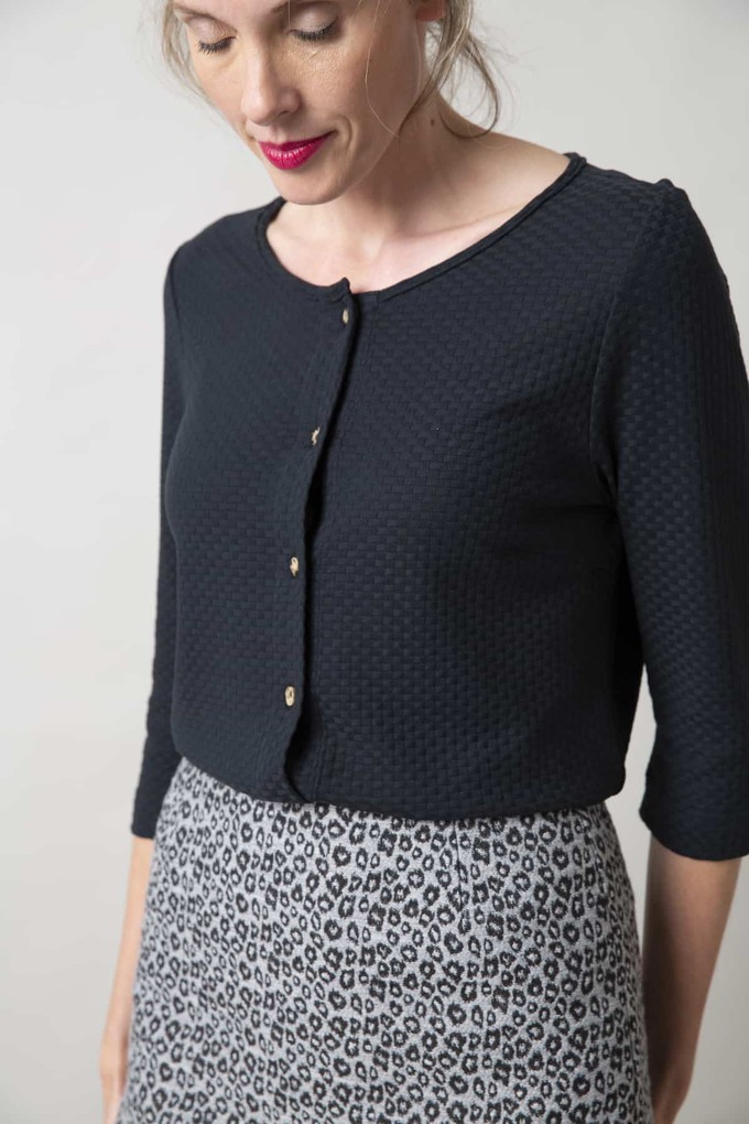 Marije Black Knit top from Marjolein Elisabeth