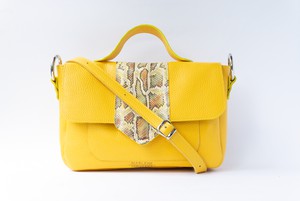 Naïma Bag medium Yellow from Marlene Fernandez