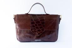 Naïma Bag medium Brown via Marlene Fernandez