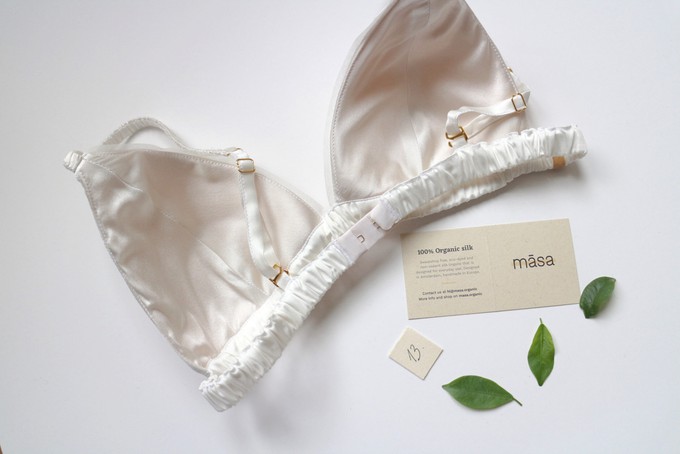 Zijden Bralette Sample Sale from Māsa Organic