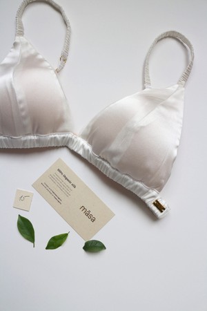 Zijden Bralette Sample Sale from Māsa Organic