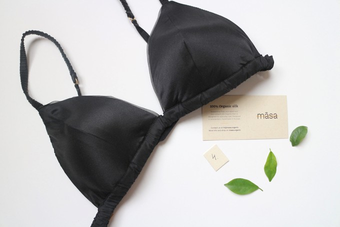 Zijden Bralette Sample Sale from Māsa Organic