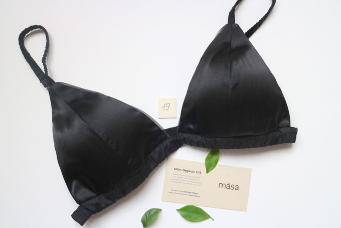 Zijden Bralette Sample Sale from Māsa Organic