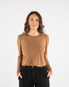 Soft Longsleeve light brown via Matona