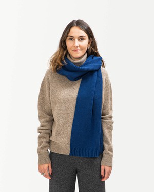 Knit Scarf royal blue from Matona