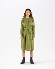 Belted Dress cardamom via Matona