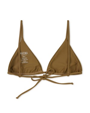 Triangle Bikini Top moss from Matona