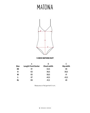 V-Neck Bathing Suit taupe from Matona