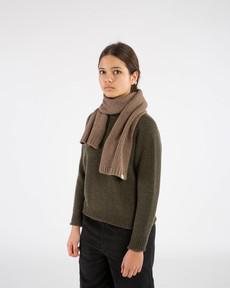 Knit Scarf sepia via Matona