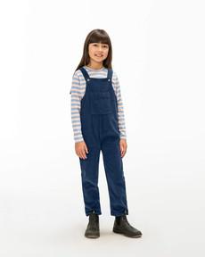 Corduroy Dungarees anchor blue via Matona