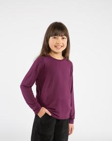 Modal Longsleeve aubergine via Matona