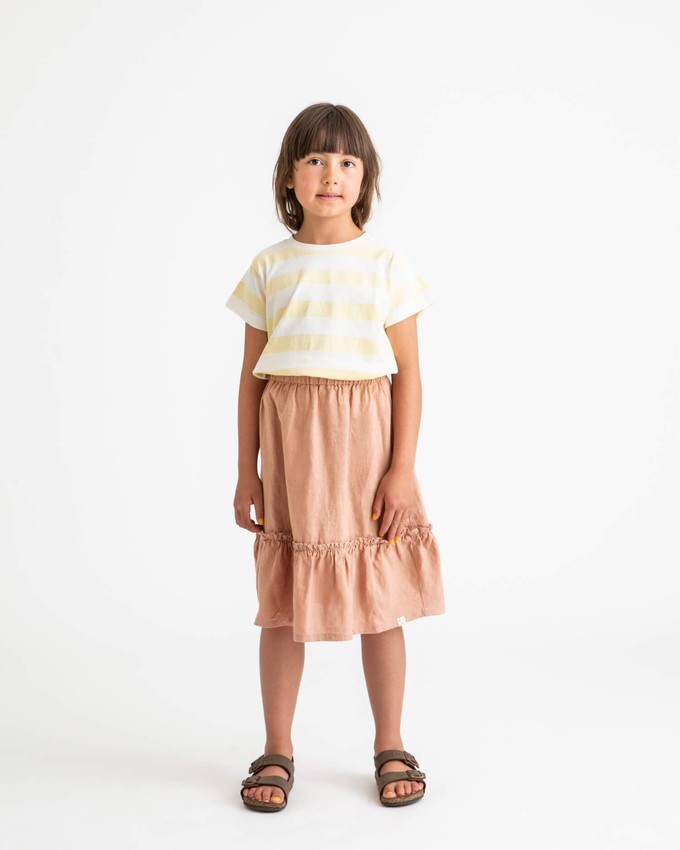 Ruffled Skirt rosewood from Matona