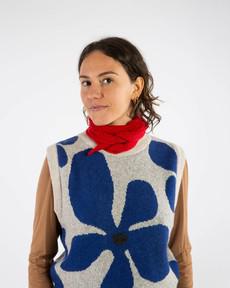 Wool Bandana poppy via Matona