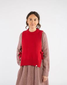 Apron Vest poppy via Matona